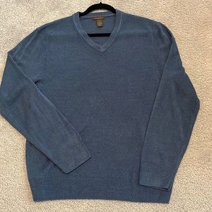 Men’s Dockers V-Neck Sweater Dusty Blue Large
